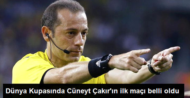 Cüneyt Çakır, Dünya Kupasında Fas - İran Maçını Yönetecek..!