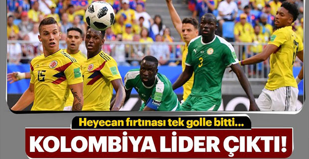 Kolombiya İN, Senegal OUT..! (1-0)