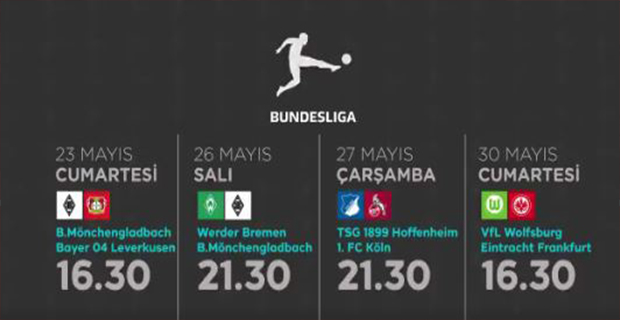 Bundesliga Heyecanı TRT SPOR'da..!