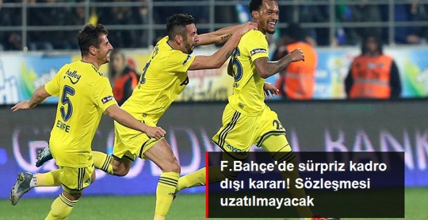 Fenerbahçe'de Sürpriz Kadro Dışı..!