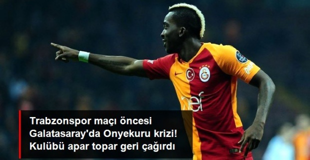 Galatasaray'da Onyekuru Şoku..!