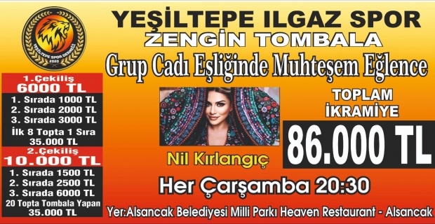 Yeşiltepe'den Muhteşem Tombala, Muhteşem İkramiye..! Bu Gece 86 Bin TL Dağıtacaklar..!