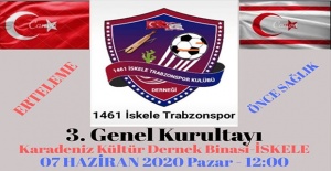İskele Trabzonspor’un Genel Kurulu 7 Haziran'a Ertelendi..!