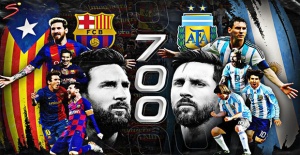 Lionel Messi Kariyerindeki 700. Golünü Attı..! .862 Maç 700 Gol..!